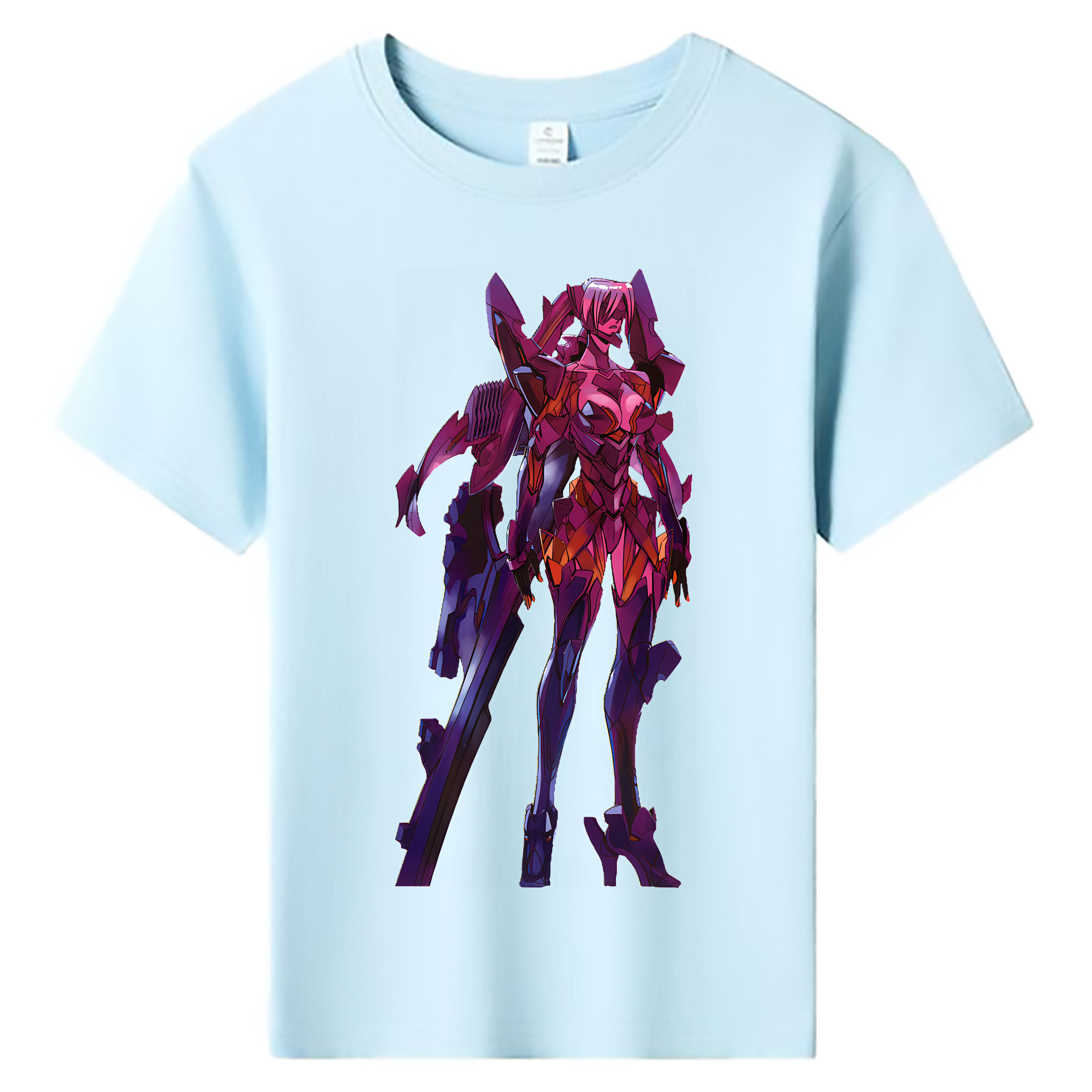 （画像用） EVA 新世紀エヴァンゲリオン 綿100％キッズTシャツ（フロントプリント）